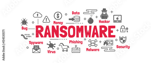 ransomware vector banner photo