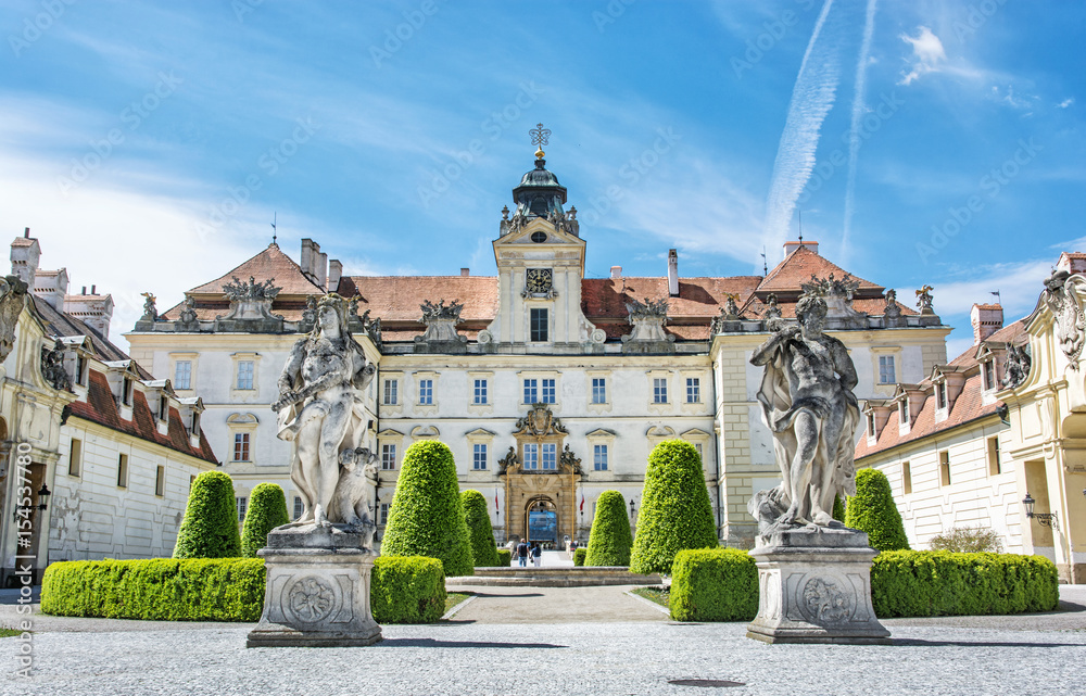 Valtice contains one of the most impressive baroque residences of central Europe - obrazy, fototapety, plakaty 