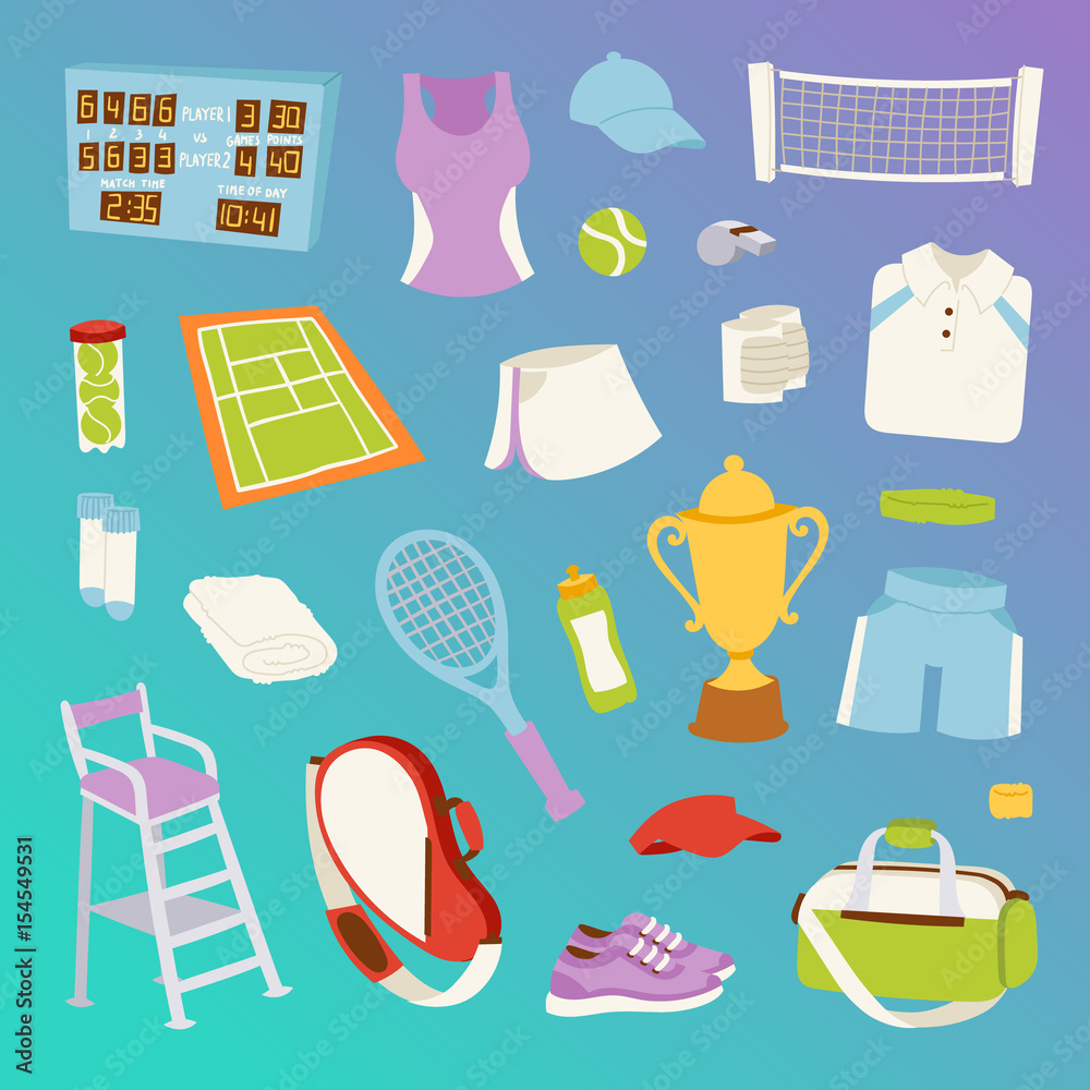 Tennis seamless pattern vector. Tennis seamless pattern vector.