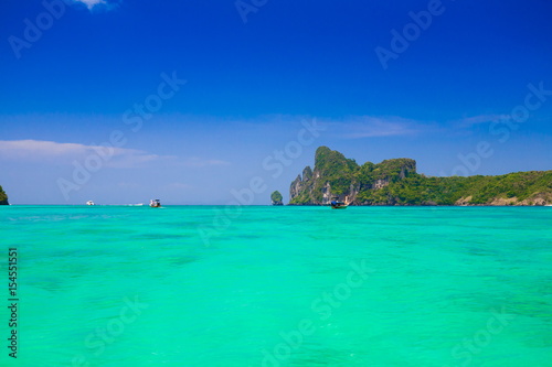 Thailand. Sea background  Phi Phi
