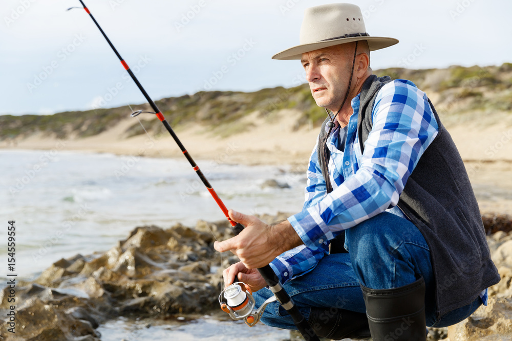 Picture of fisherman Picture of fisherman