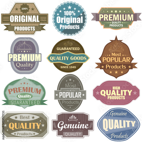 Premium Quality label tag sticker for Advertisement