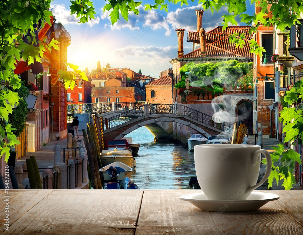 Fototapeta premium Przerwa kawowa w Wenecji