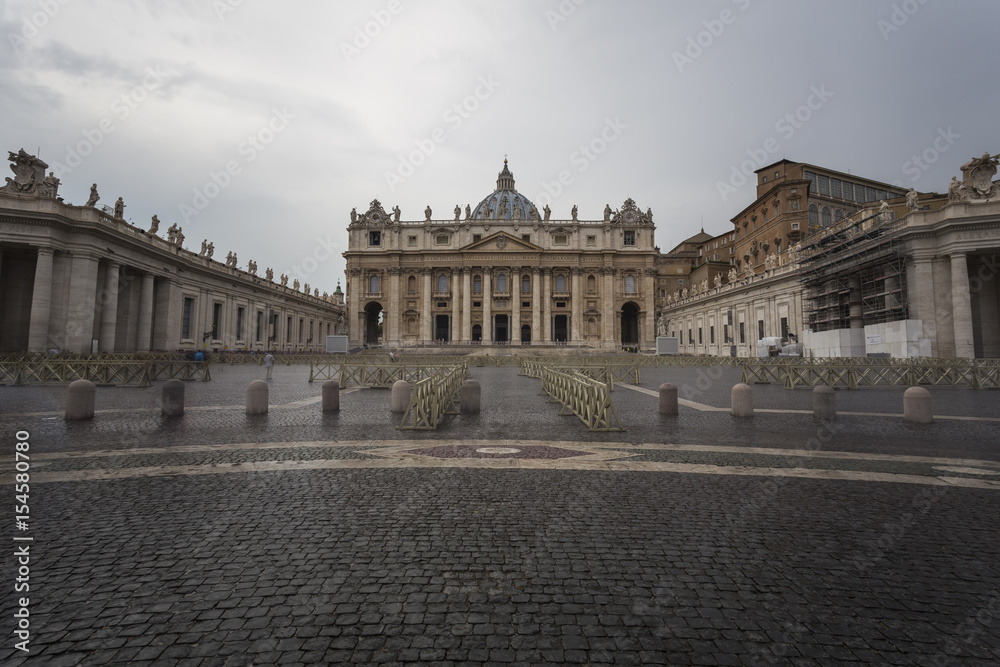 St Peter's Square and Basilica, Vatican City