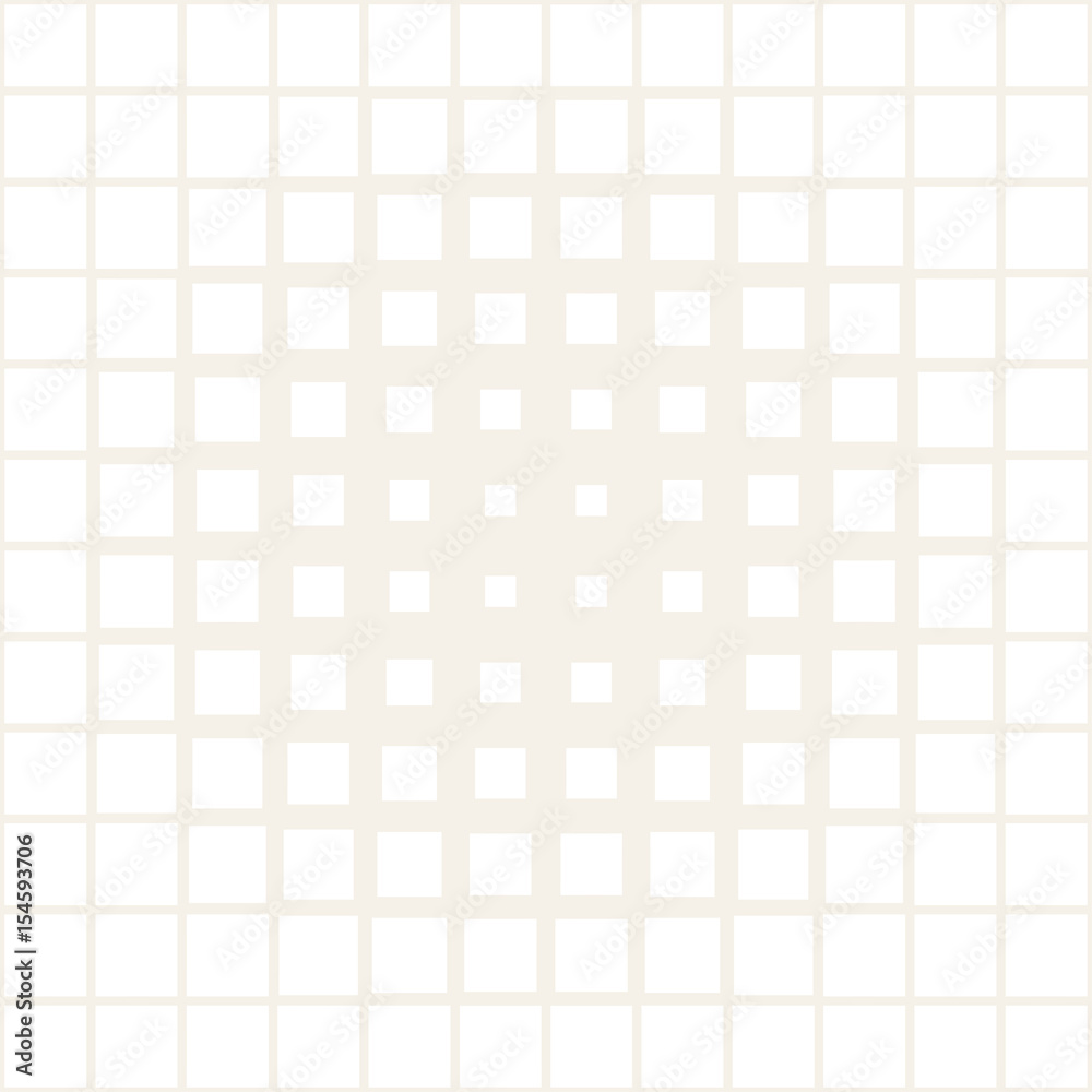 Vector seamless subtle pattern. Repeating geometric tiles. Monochrome halftone grid. Simple shapes lattice Vector seamless subtle pattern. Repeating geometric tiles. Monochrome halftone grid. Simple shapes lattice