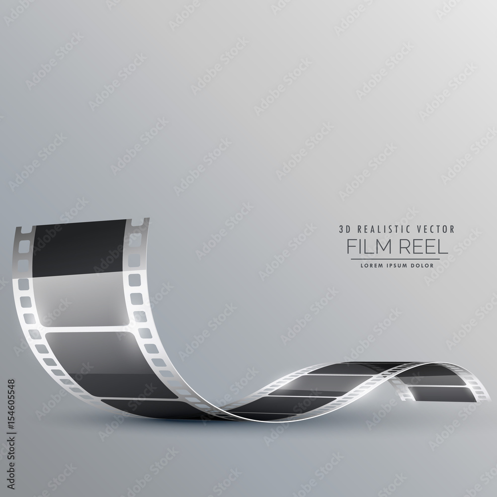 Fototapeta premium clean film strip vector background