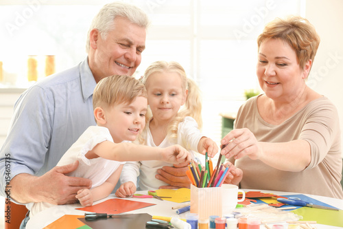 Grandparents and grandchild...