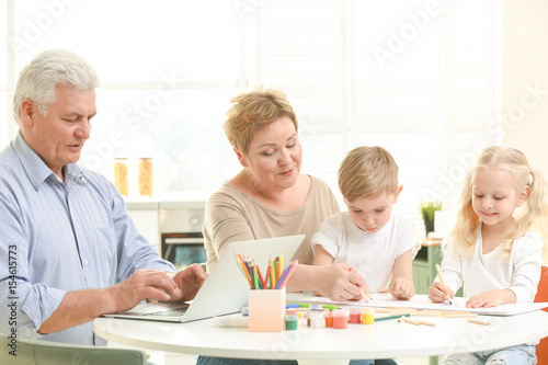 Grandparents and grandchild...