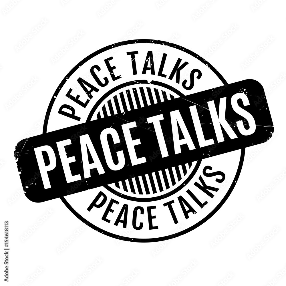Peace Talks rubber stamp. Grunge design with dust scratches. Effects can be easily removed for a clean, crisp look. Color is easily changed. Peace Talks rubber stamp. Grunge design with dust scratches. Effects can be easily removed for a clean, crisp look. Color is easily changed.