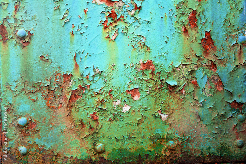 The paint of the old train The paint of the old train