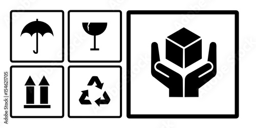 Paketversand - Symbole und Hinweise