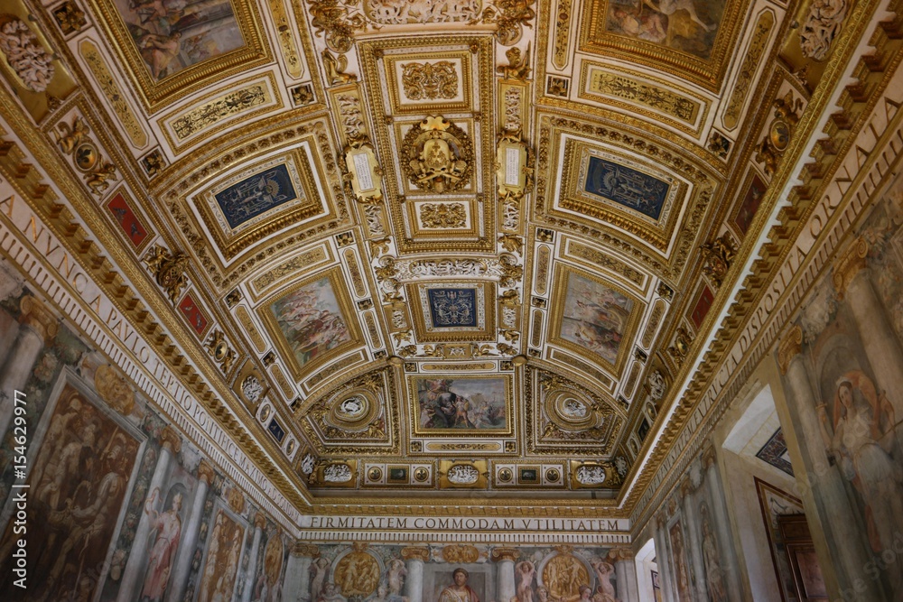 Obraz premium Castle of the Holy Angel and Mausoleum of Hadrian in Rome, Italy