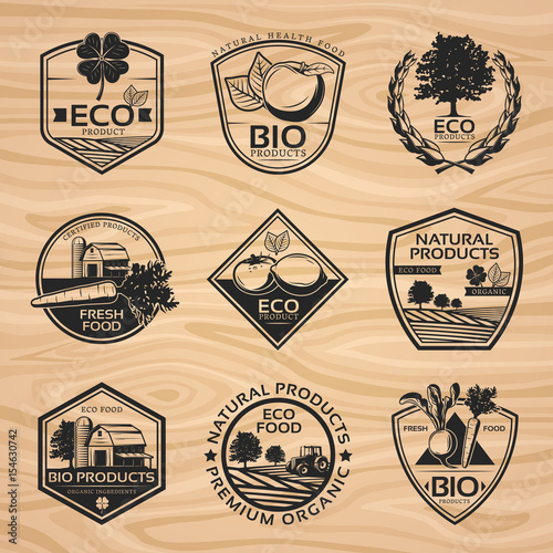 Vintage Natural Labels Collection