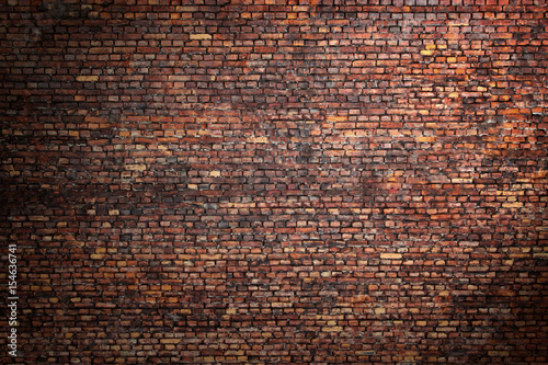 Fényképezés brick wall street background for design, texture of old brickwork