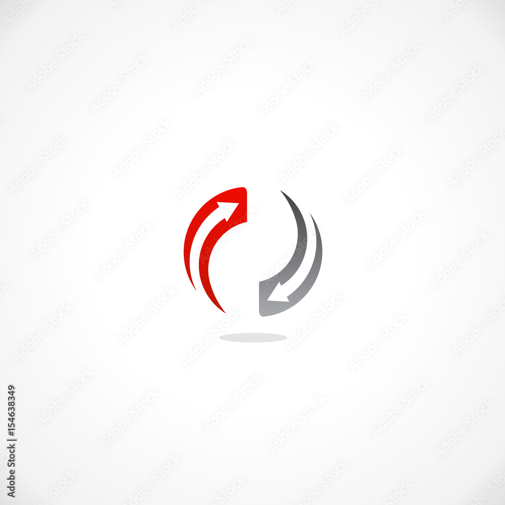 Fototapeta premium arrow logo