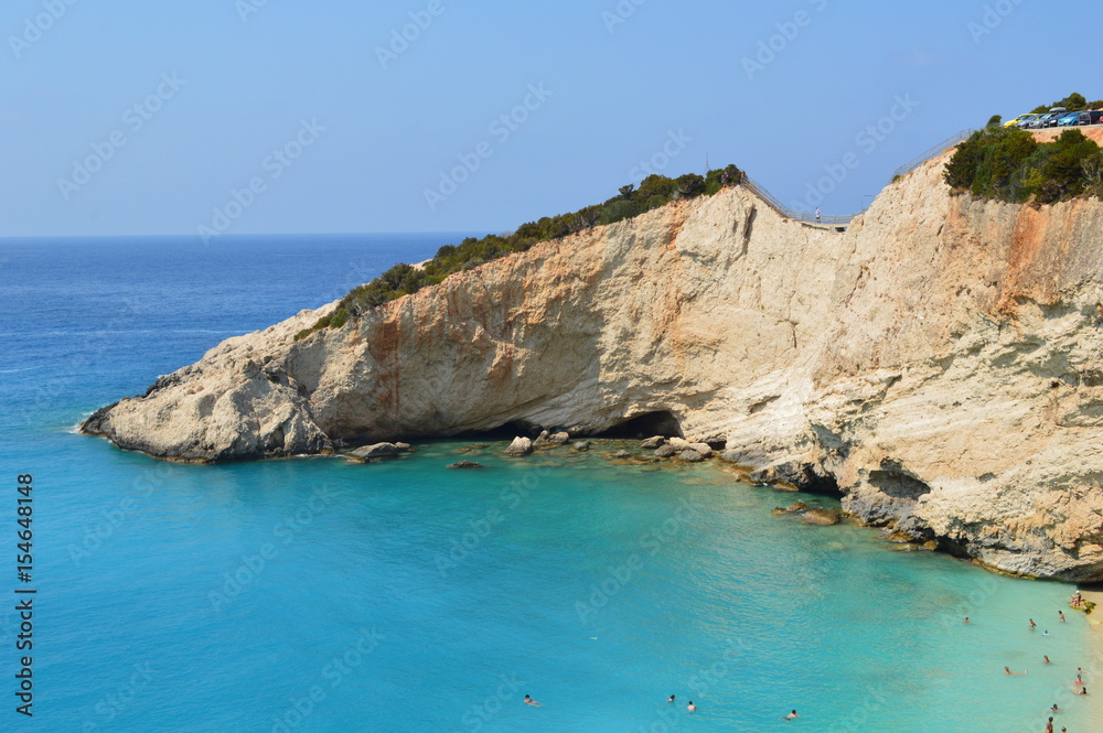 Blue, clear water - amazing Lefkada beaches
