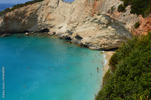 Fototapeta Naklejka Na Ścianę i Meble -  Blue, clear water - amazing Lefkada beaches