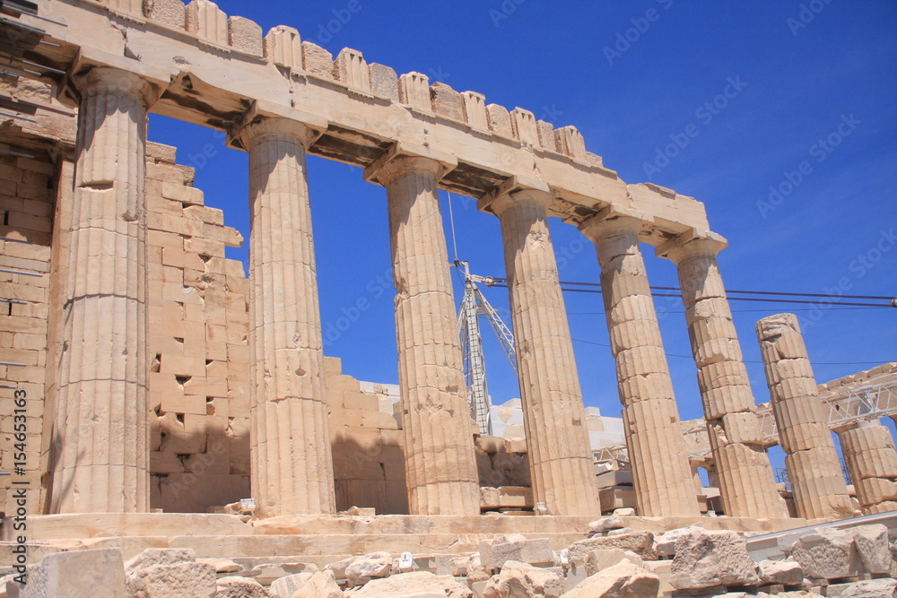 les ruines du Parthénon