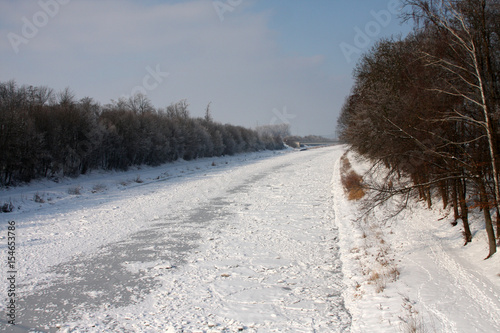 Mittellandkanal im Winter