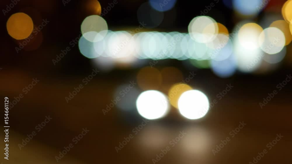 light of car in blur bokeh light of car in blur bokeh