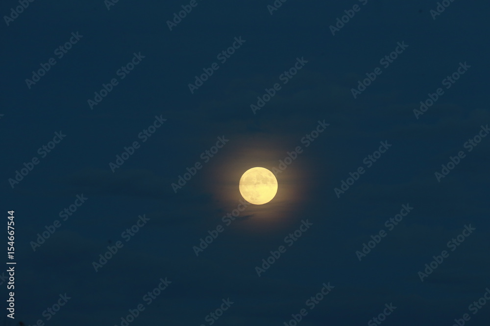 Hunter's Moon Supermoon rising. October 26, 2015. 