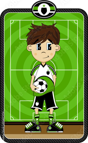 Cartoon Soccer - Football Player
