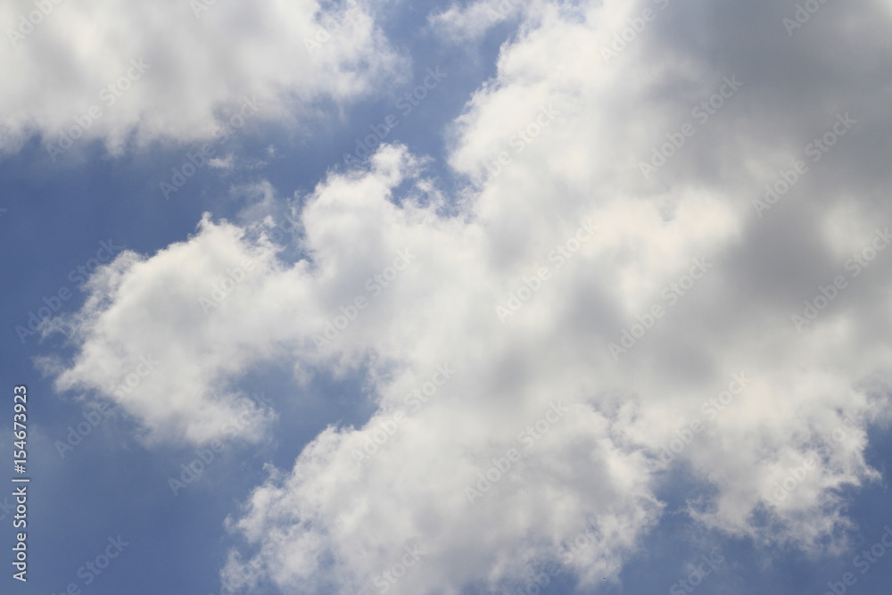 Fototapeta premium Wolkenformationen in Ritterhude