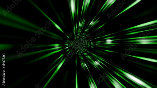 Matrix tunnel green code