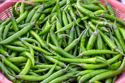 green chilies in basket