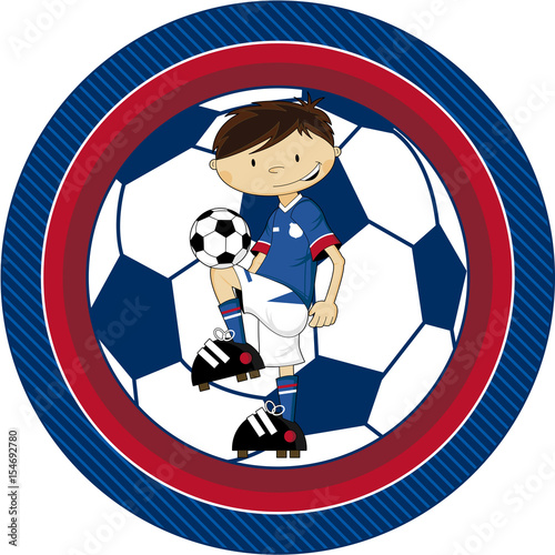 Cartoon Soccer - Football Player