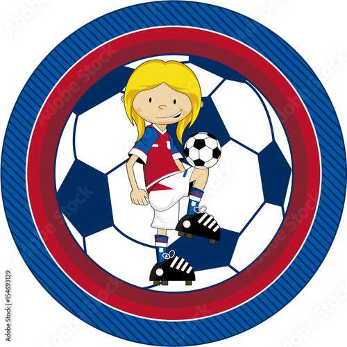 Cartoon Soccer - Football Player