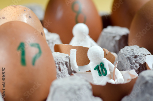 Obraz na plátně Birth of Clones of Egg