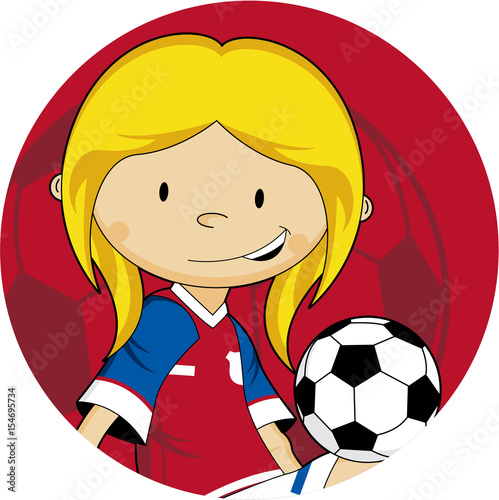 Cartoon Soccer - Football Player