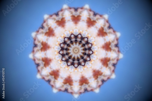 Abstract sea shell mandala photo