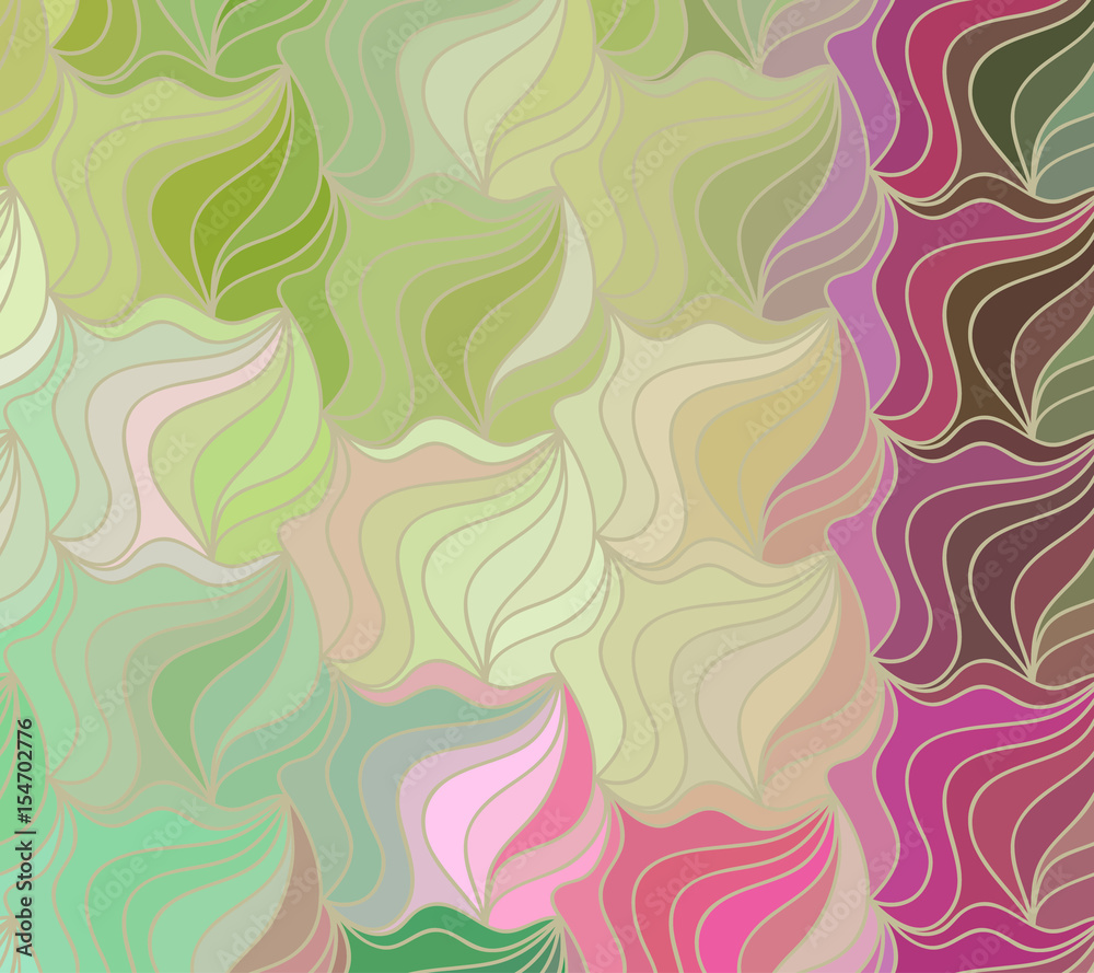 Vector wave background of doodle hand drawn lines Vector wave background of doodle hand drawn lines
