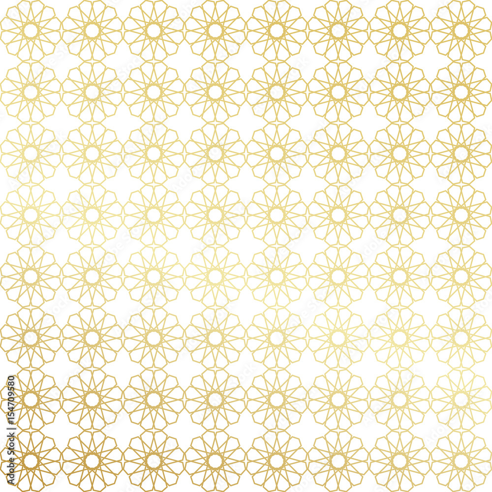 Ramadan Kareem gold greeting card, banner, seamless pattern. Vector arabic ornate geometric shining background in islamic style Ramadan Kareem gold greeting card, banner, seamless pattern. Vector arabic ornate geometric shining background in islamic style