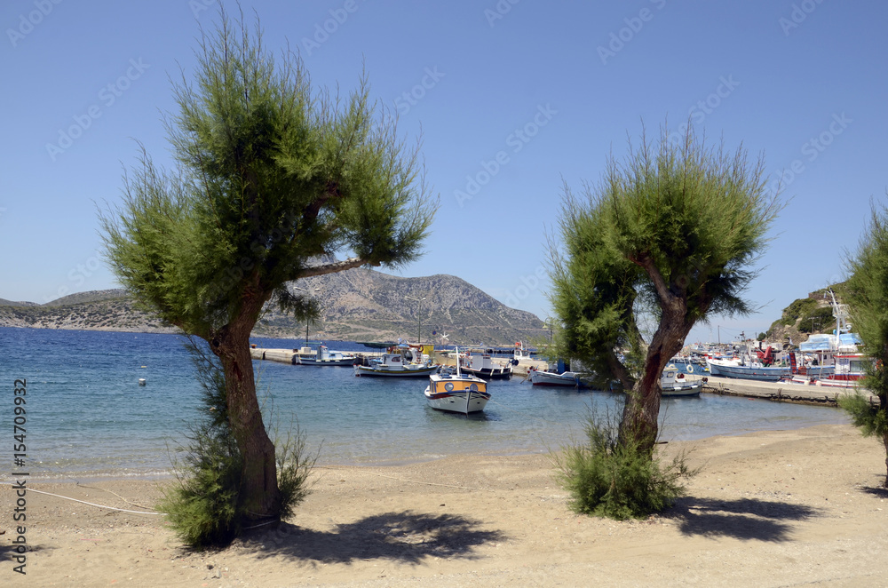Fototapeta premium Plage de l’île de Fourni (Grèce)