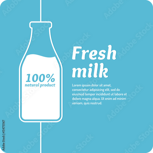 The original concept poster to advertise milk.