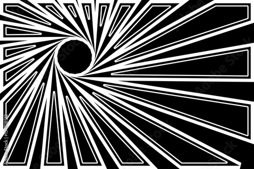 striped black and white abstract background