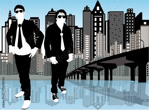 Style of urban guys