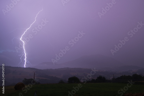 orage foudre eclairs photo