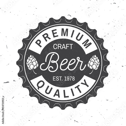 Vintage design for bar, pub and restaurant business.