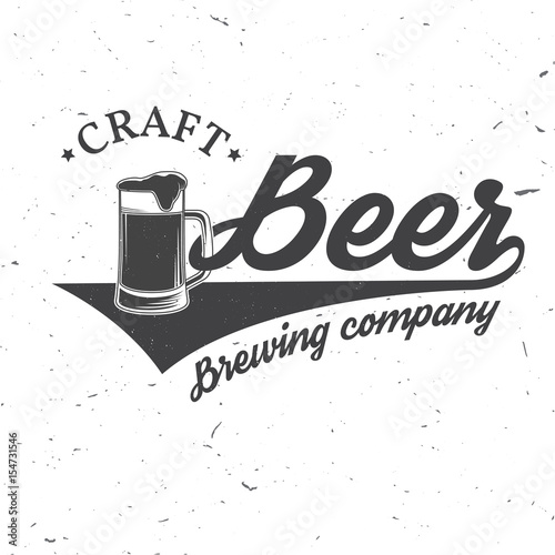 Vintage design for bar, pub and restaurant business.