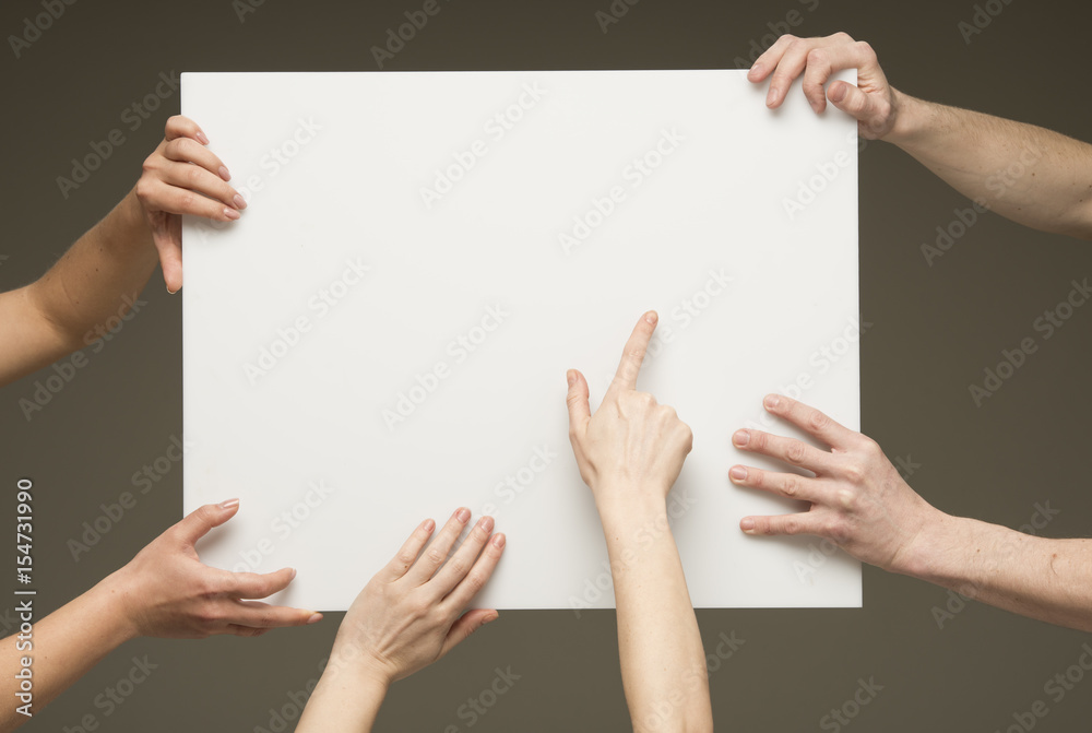 The hand points to something The hand points to something
