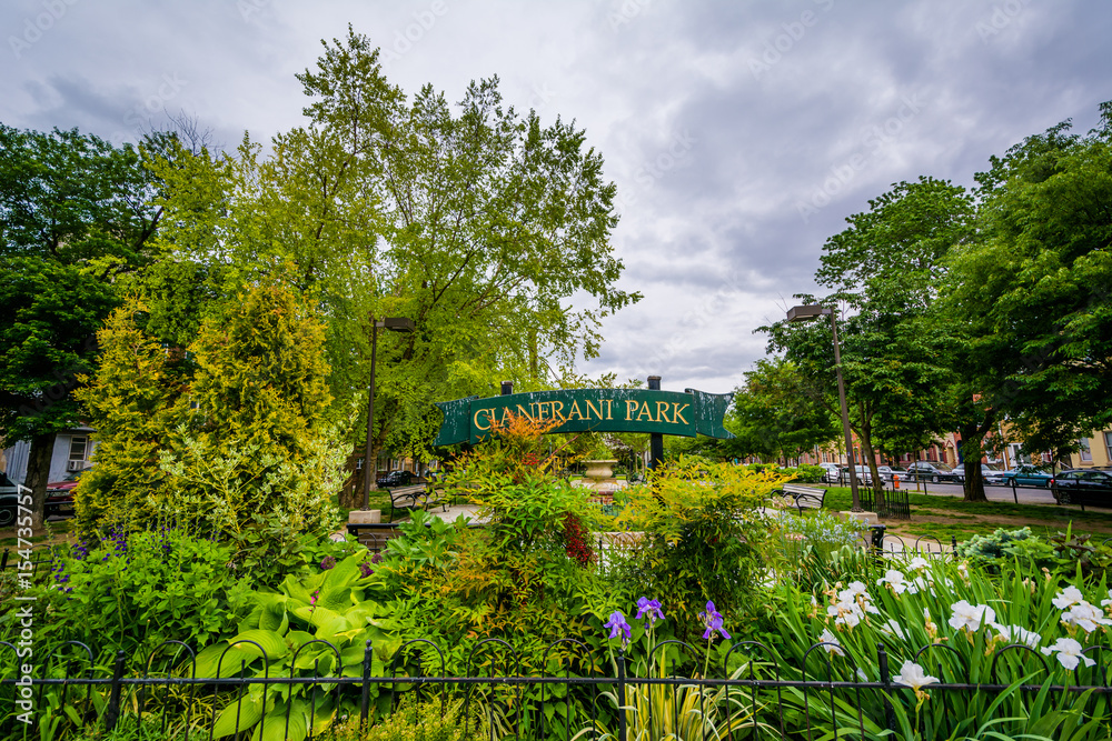 Gardens at Cianfrani Park, in Bella Vista, Philadelphia, Pennsylvania.
