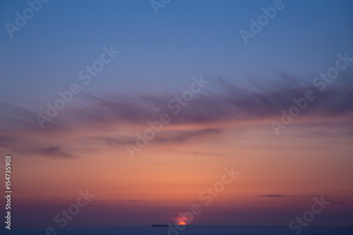 Barge at sunset © Sistromatic Studio