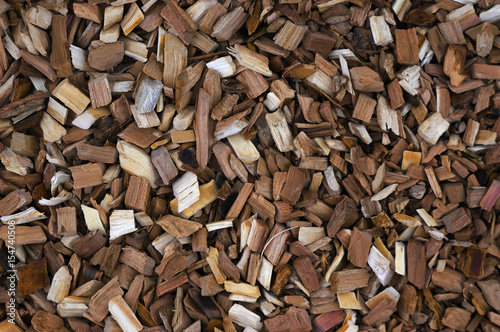 Pieces of wood for smoking. Chips for smoke.