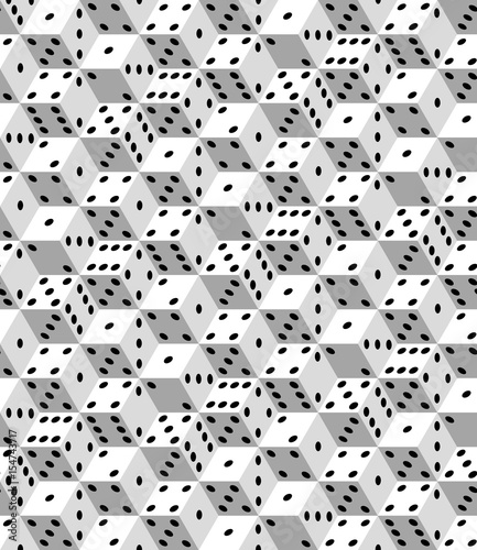 Abstract dice pattern