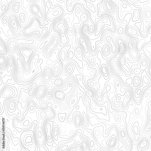 Abstract background with grey lines on a white background. Lines on a map. Monochrome image.