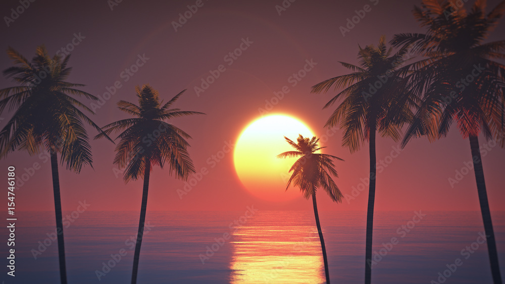 Ocean sunsets
